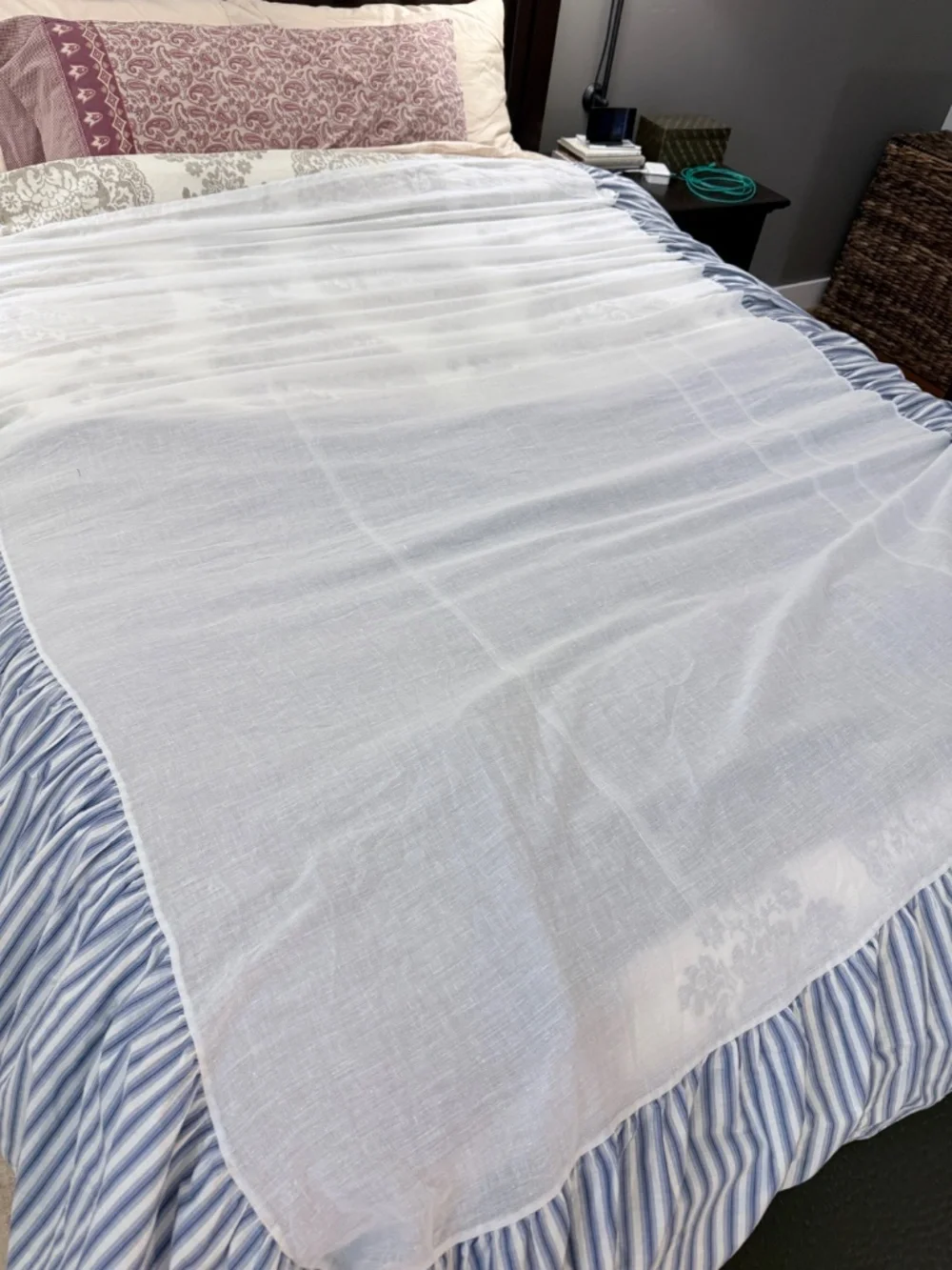 Ralph Lauren Tamarind Bed Skirt Queen Size
